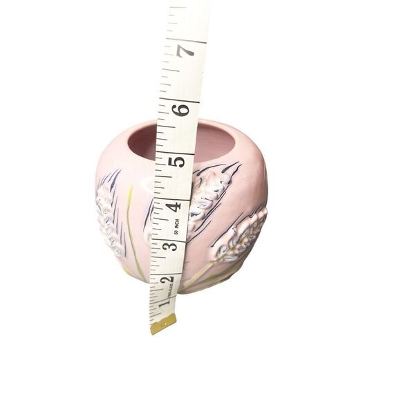 Vintage Italian Pink Ceramic Round Vase‎ - Picture 4 of 8